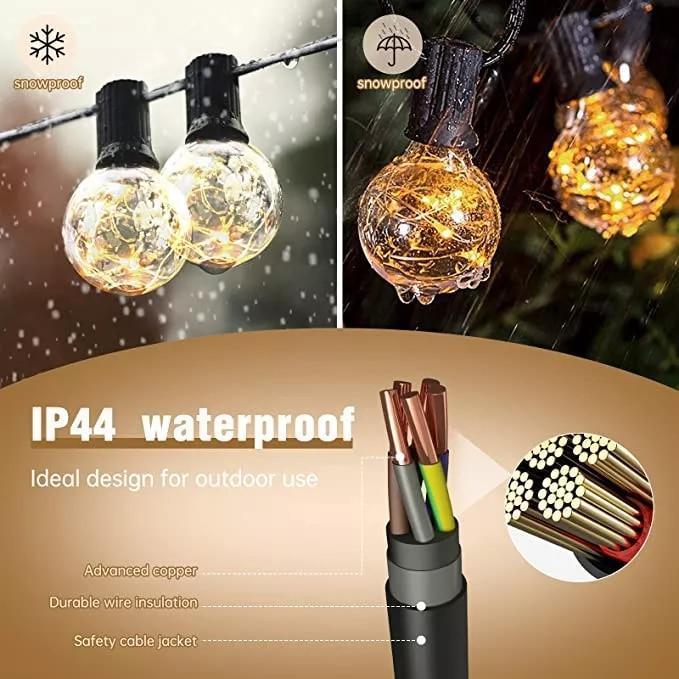 1646001910_4_.jpg Outdoor G40 String Lights LED Dimmable Globe Patio Lights Outdoor - Image 4