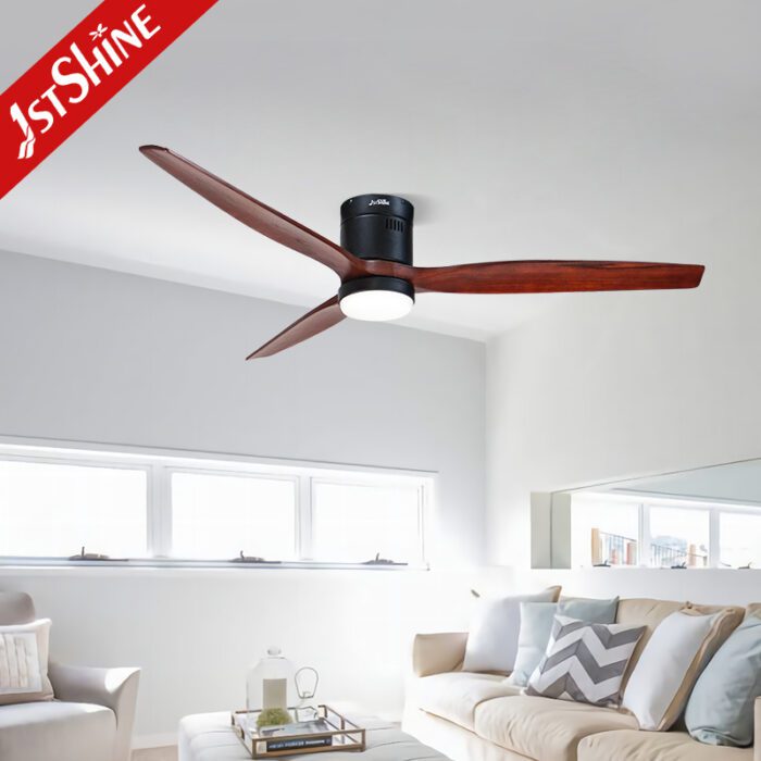 H6cebb63b2dbc4f0588d254fe268804fbN.jpg Wooden Ceiling Fan with Light