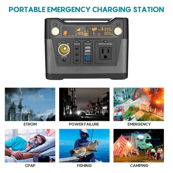 H980fbd30d3f14ed59cae13af2ffa7740w.jpg 300W Outdoor Solar Energy Systems with Led Lights - Image 4