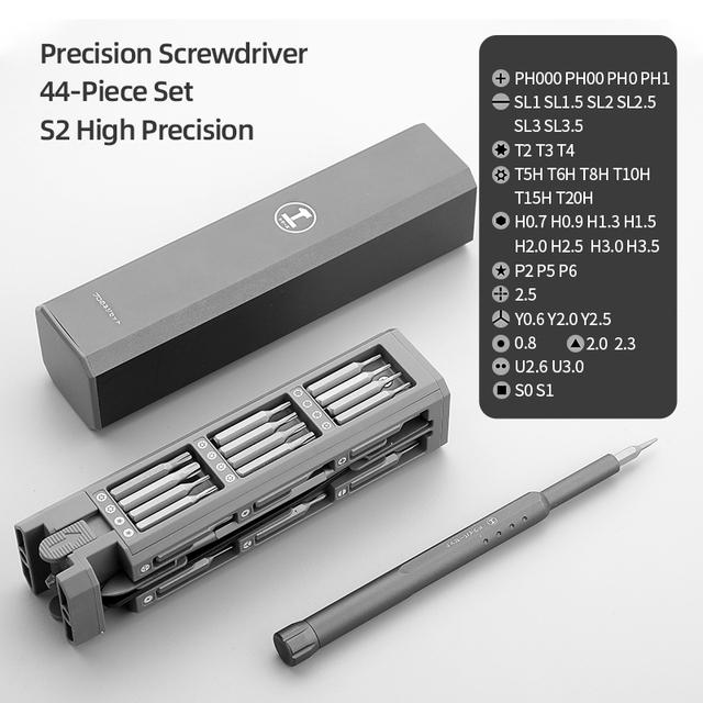 Screwdriver-Kit-30-40-44-Precision-Magnetic-Bits-Dismountable-Screw-Driver-Set-Mini-Tool-Case-For.jpg_640x640.jpg Precision Screwdriver Kit - Image 5