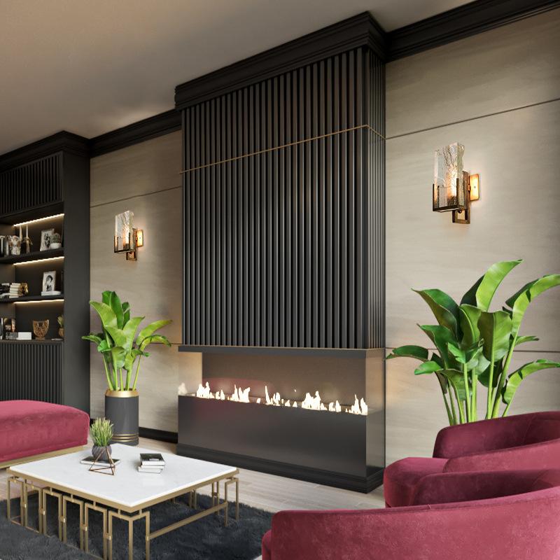 Ice Cube Crystal Wall Light