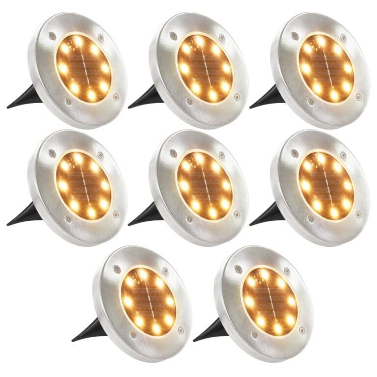 Solar Ground Lights, LED Lights White