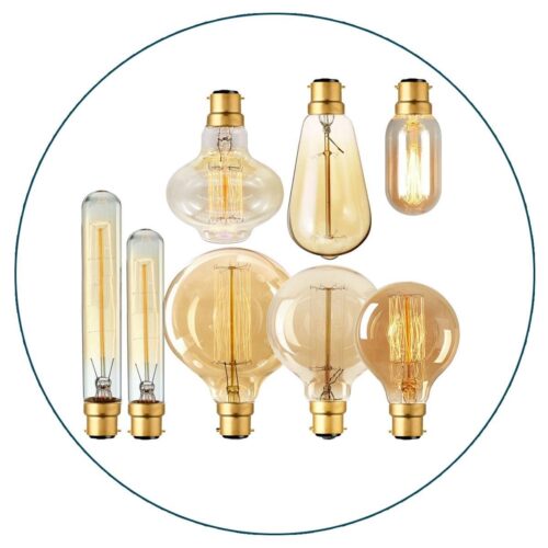 Edison Vintage Light Bulbs with Bayonet Fitting Classic 60W