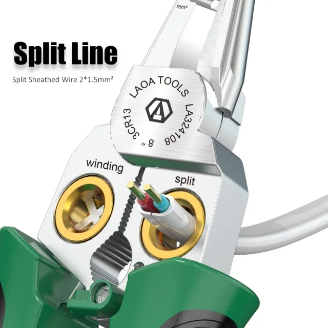Close-up of LAOA Wire Stripping Pliers