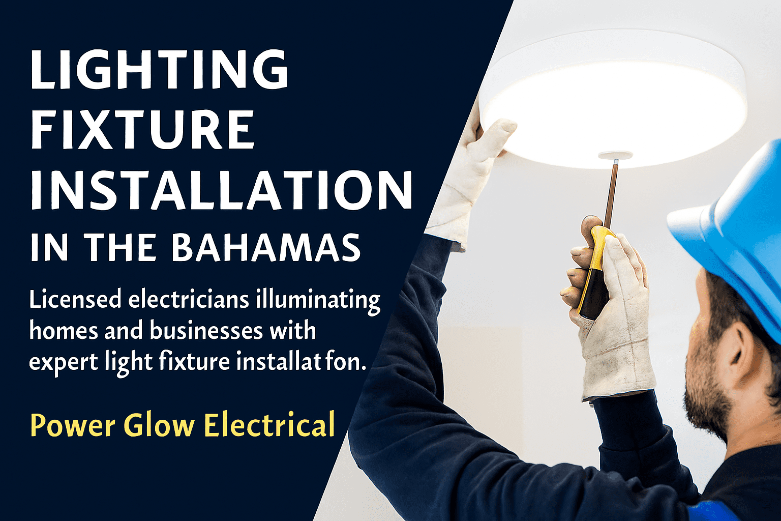Lighting Fixture Installation in The Bahamas