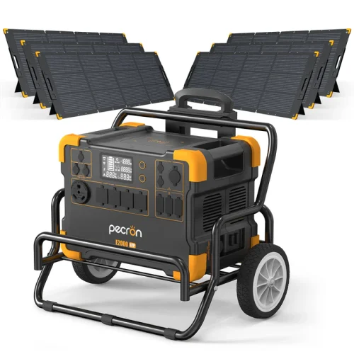 PECRON E2000LFP+6x200W Solar kit